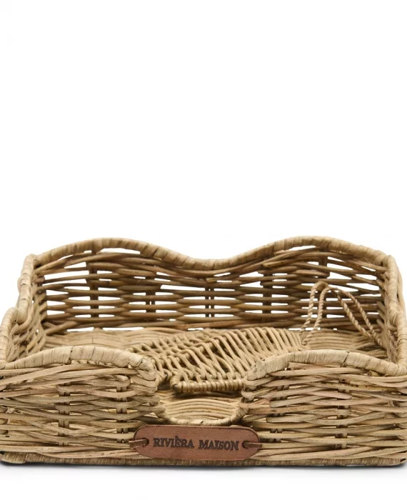 Rustic Rattan Fish Napkin Holder