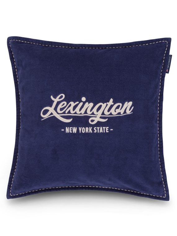 Logo Kissenbezug aus Bio-Baumwollsamt