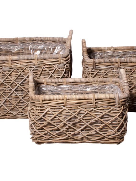 Rattan-Korb "Muster" klein