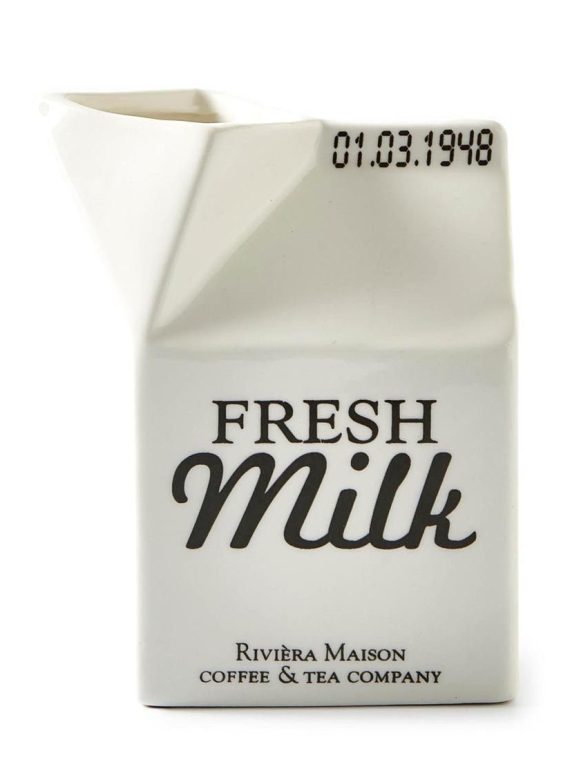 Milchkännchen Carton Milk Jar off white