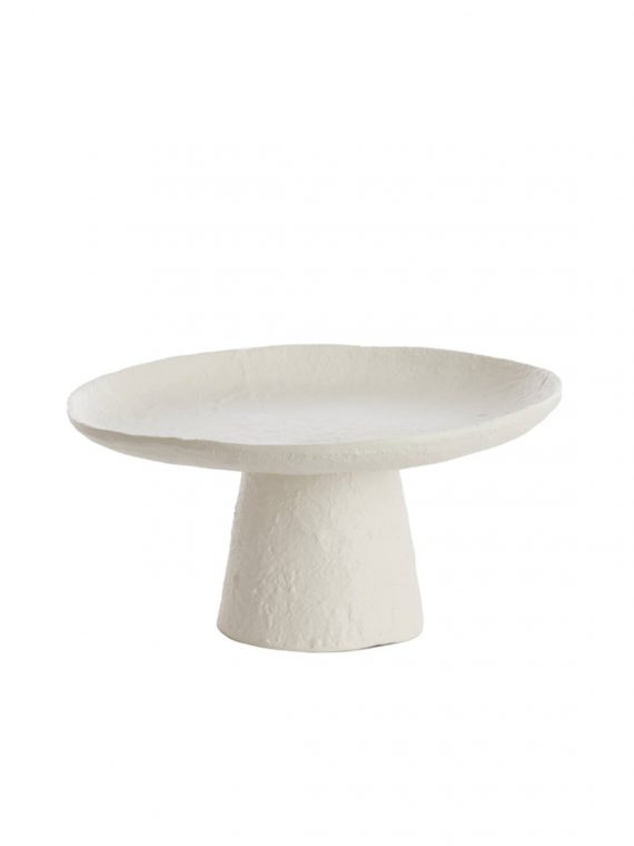 Schale auf Fuß OTA crème