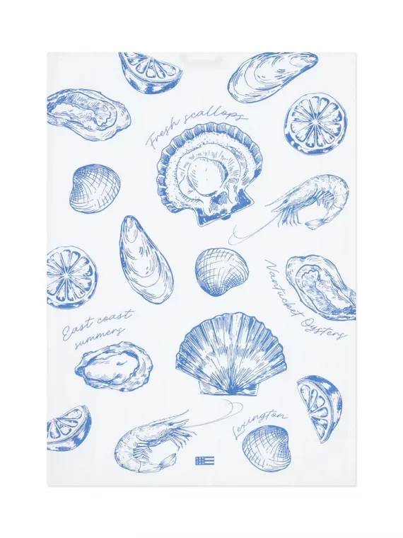 Küchentuch mit Muschelprint