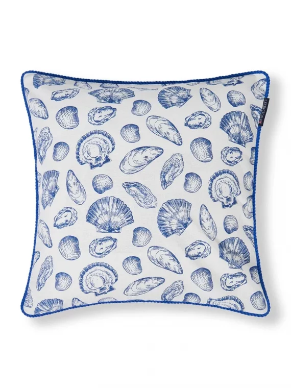 Kissenhülle mit Muscheldruck