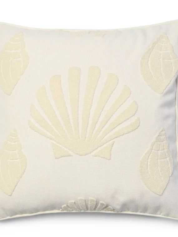 Riviera Maison Pillow Sandy Shell 50cm