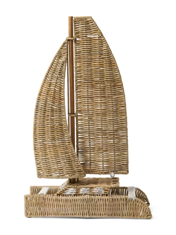 Rustic Rattan "Catamaran Decoration"